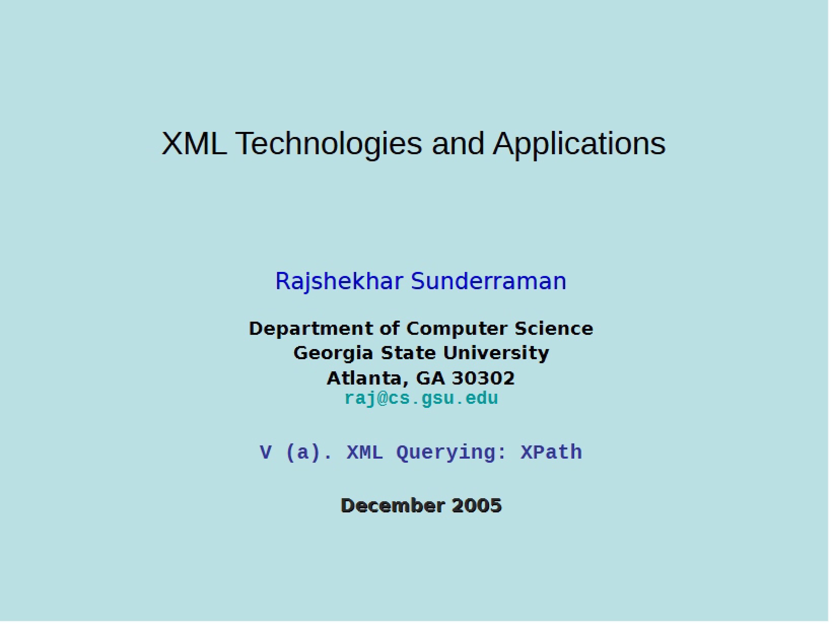Querying XML using XPath