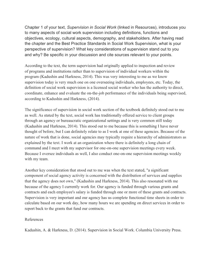 Unit 2 Discussion for SWK5017