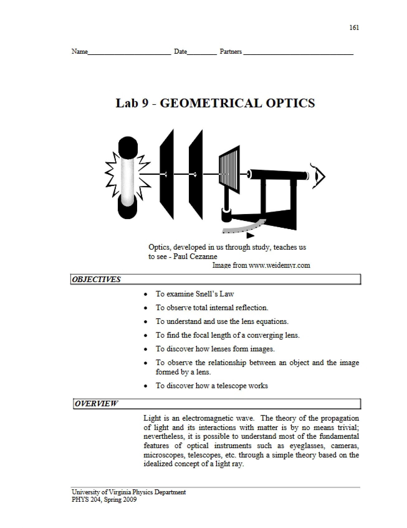 Optics (Geometrical)