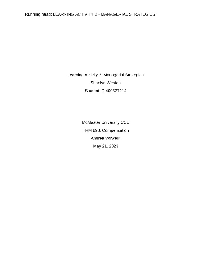 Managerial Strategies for Employee Work-Life Balance
