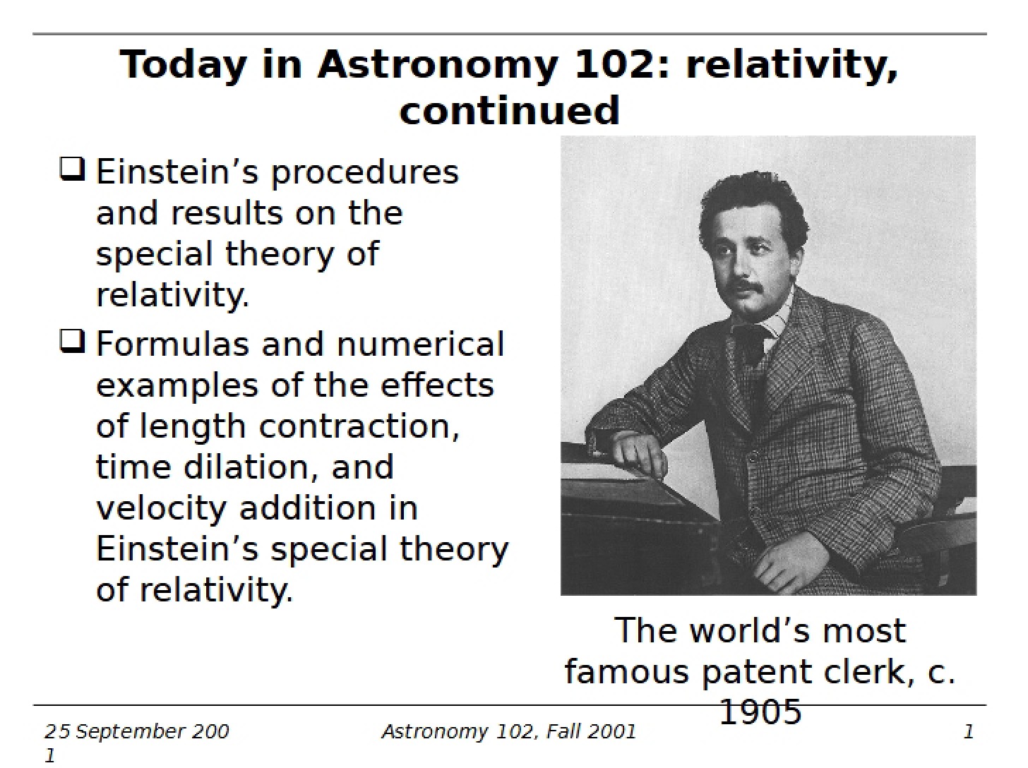 Special Theory of Relativity by Einstein