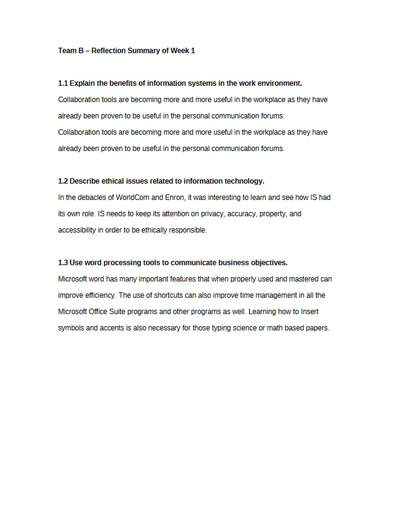 Advanced Introduction to Computer Applications Project