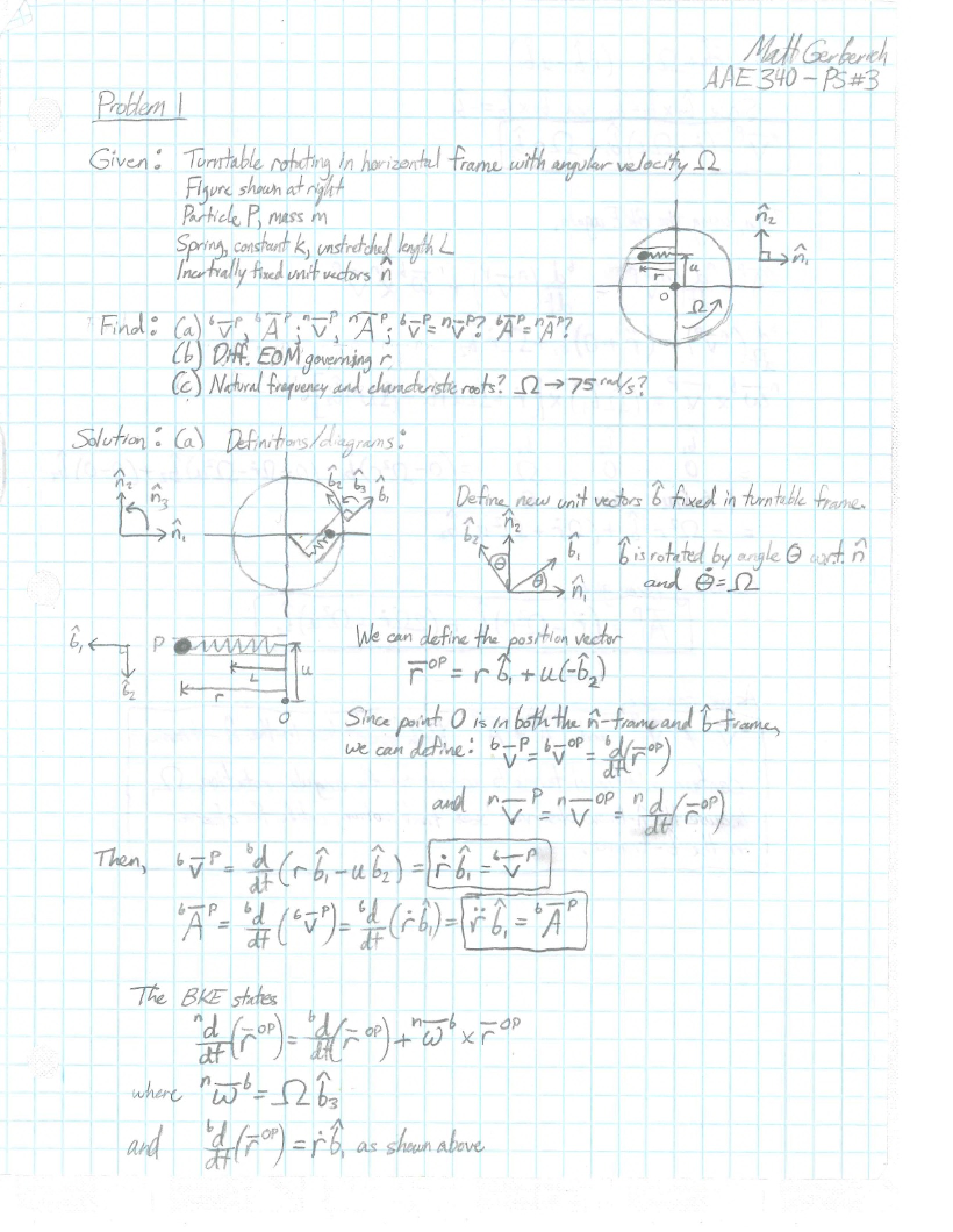 Fall 2013 Problem Set Three