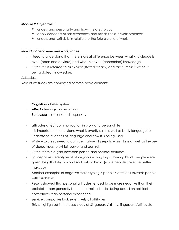 Tips for Understanding Personality and Attitudes in the Workplace