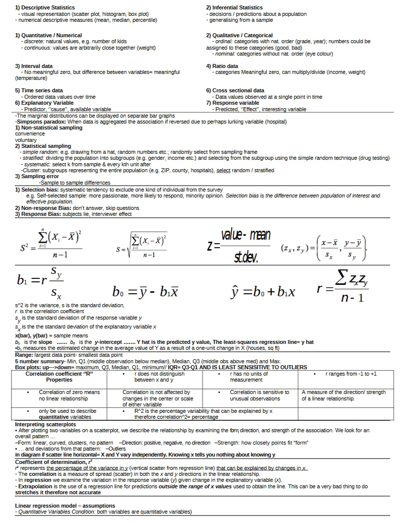 Statistics Descriptive