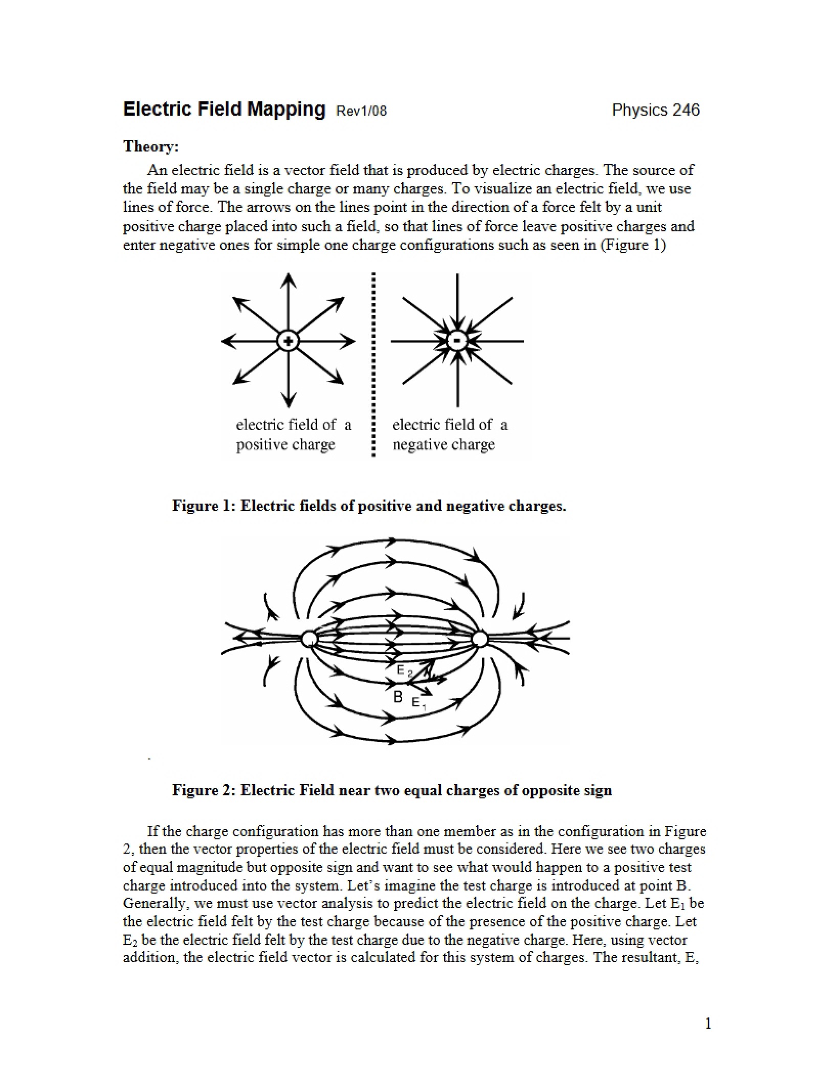 Electric Field Mapping Lab