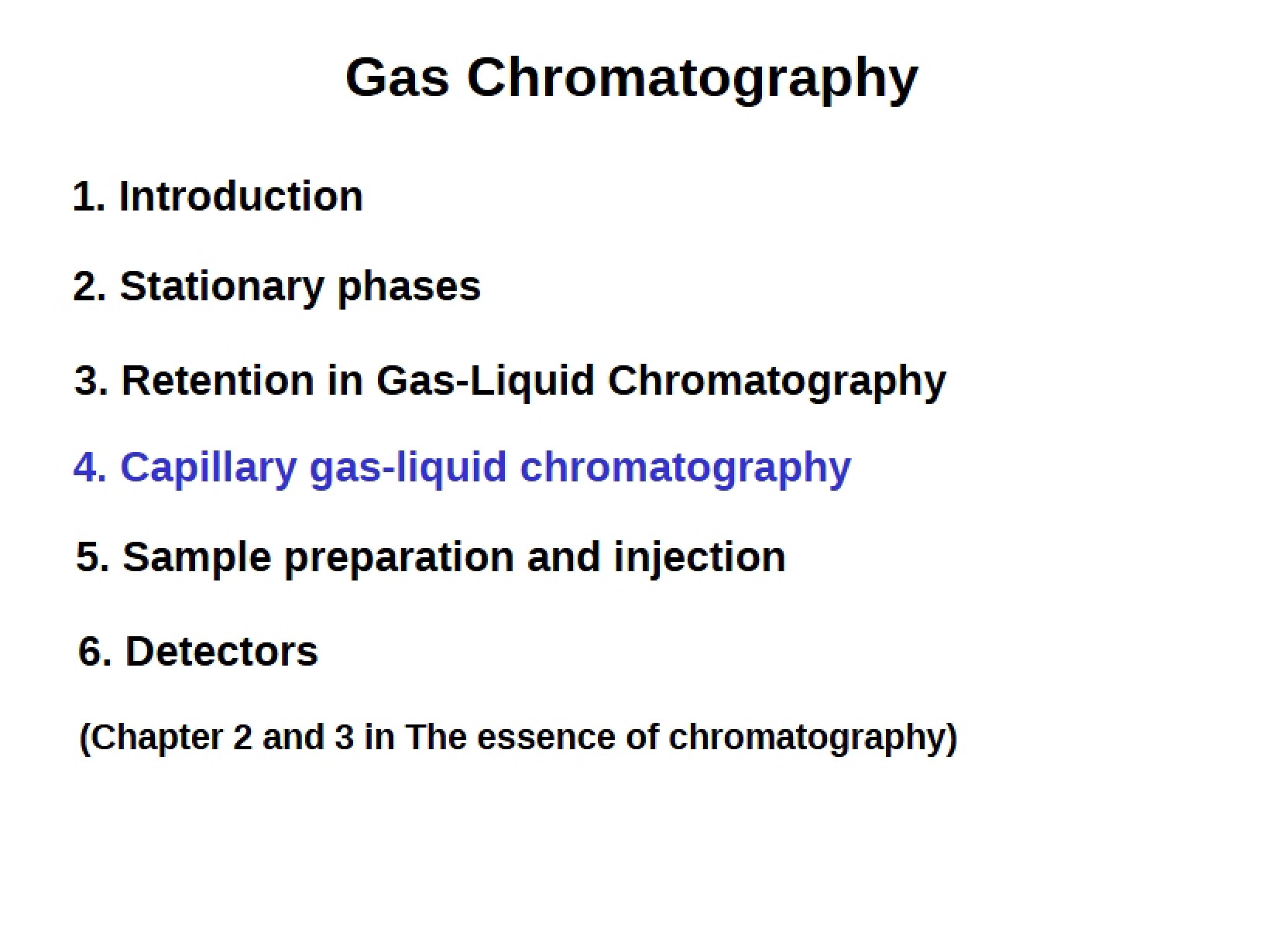 Gas Chromatography Techniques