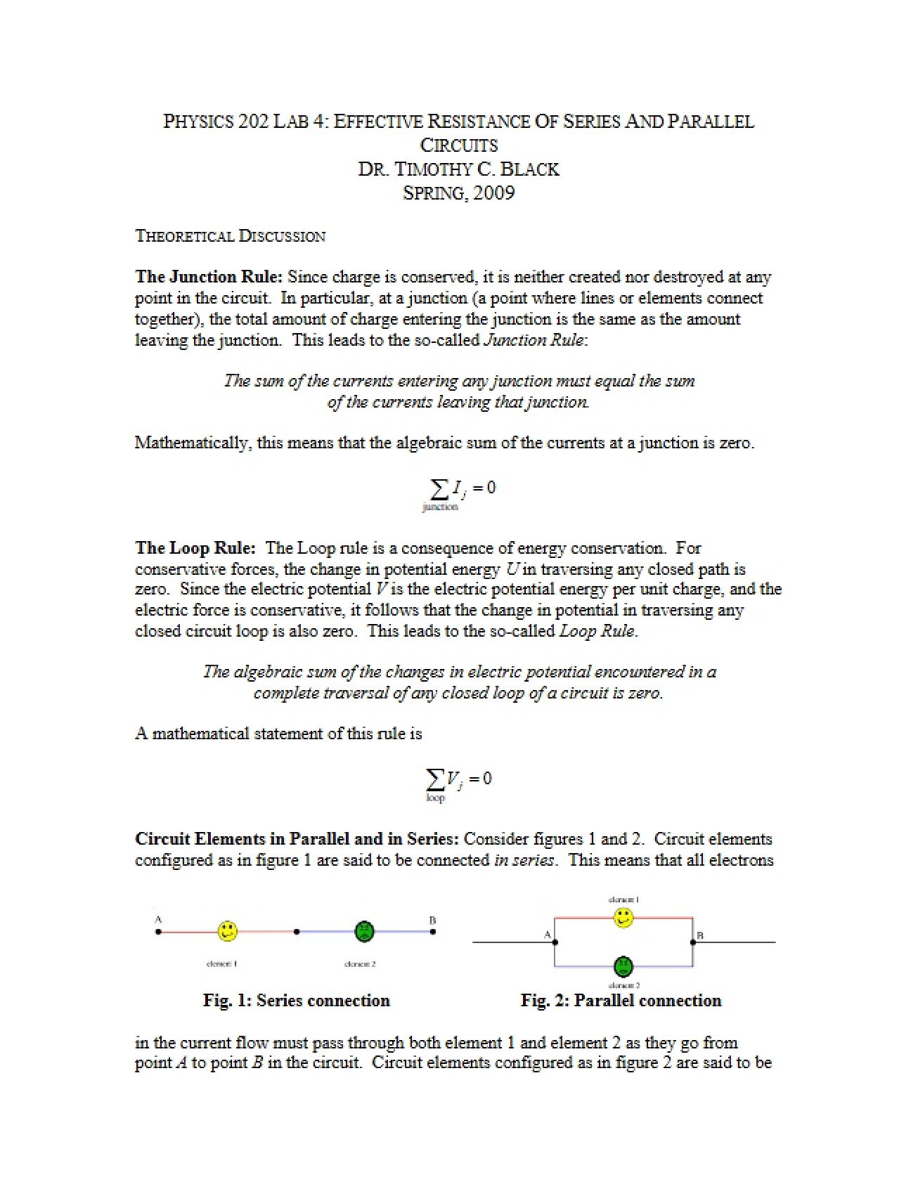 Parallel and Series Circuits Effective Resistance
