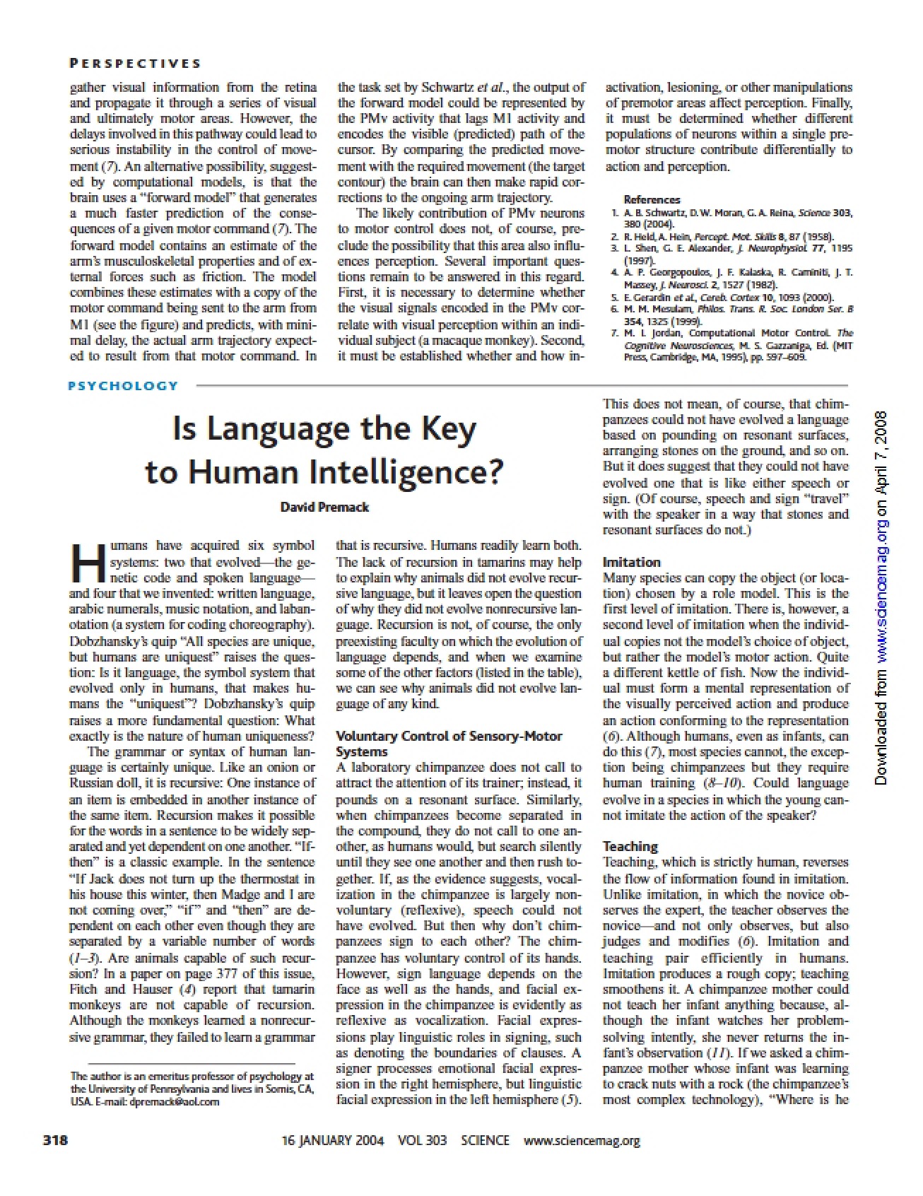 Human Intelligence Is Language Key