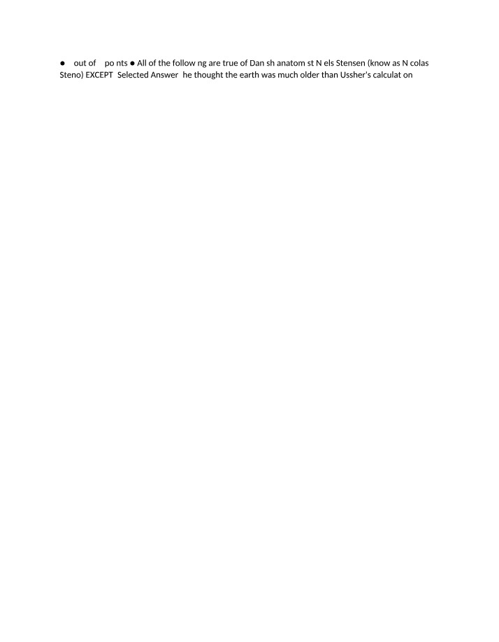 Niels Stensen Facts - Question Analysis