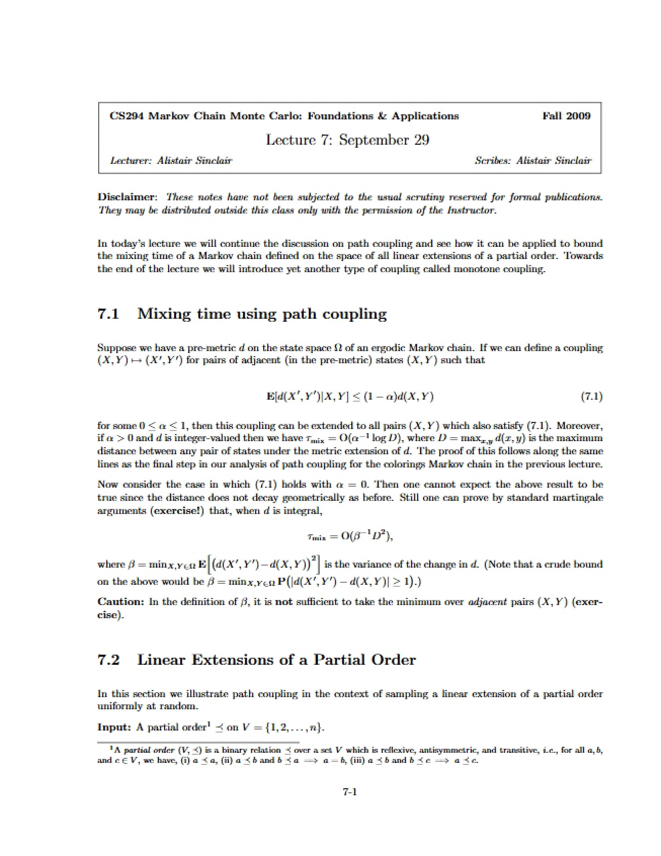 Lecture Materials Special Topics