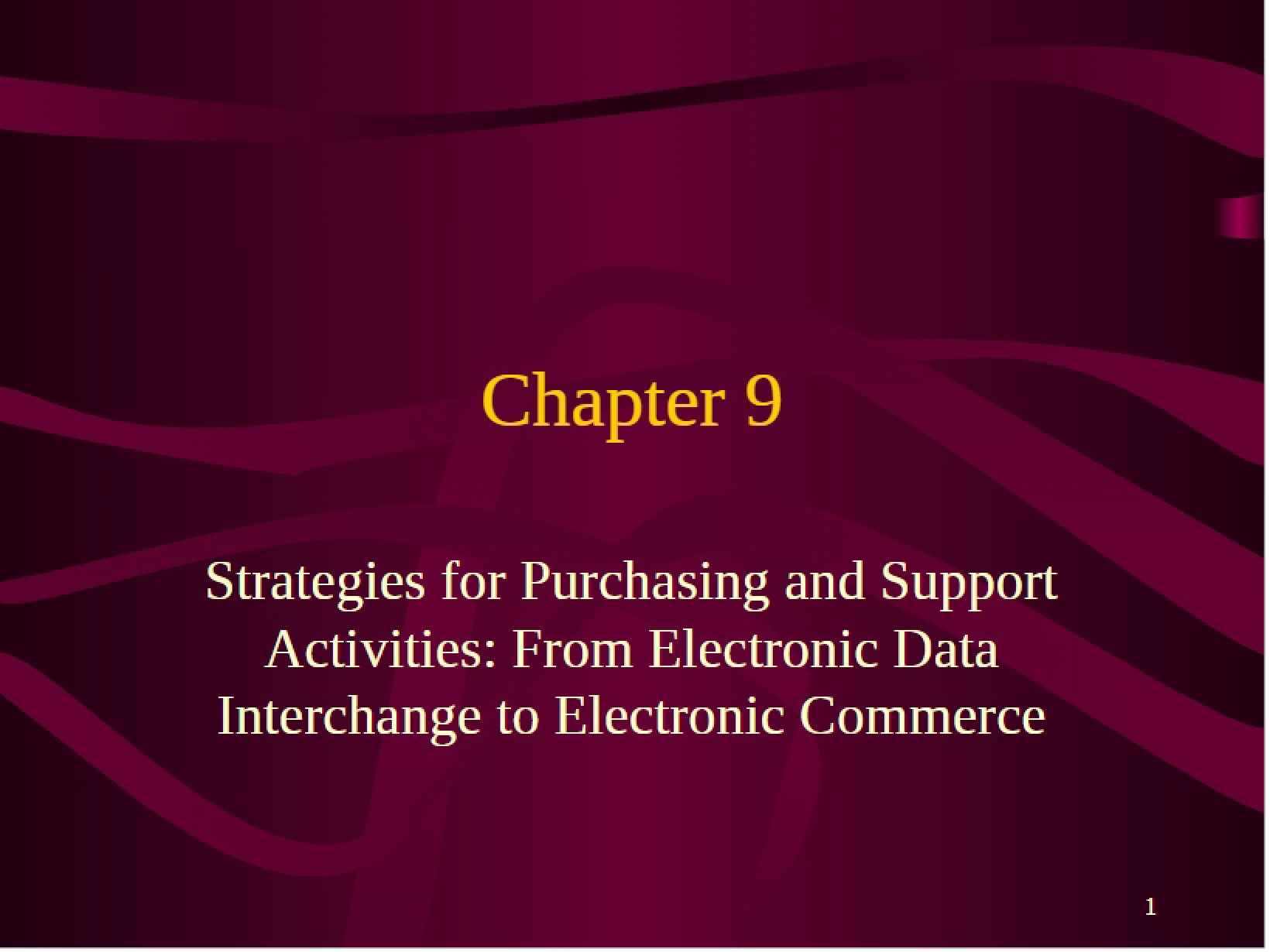 Support Activities and Purchasing Strategies