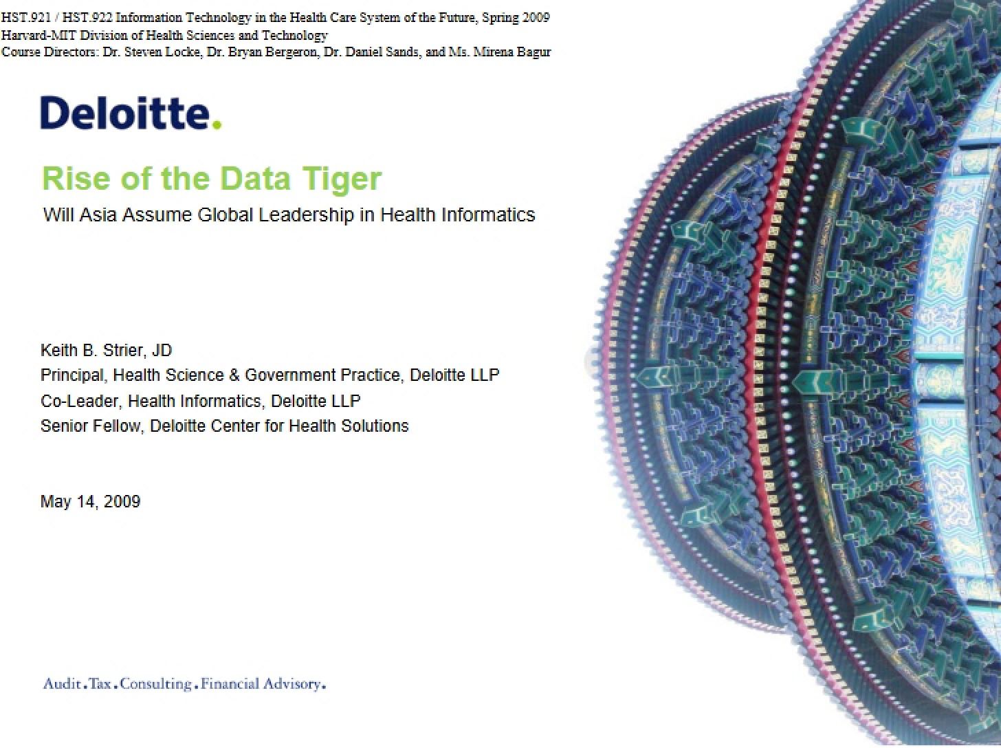 Health Informatics Lectures