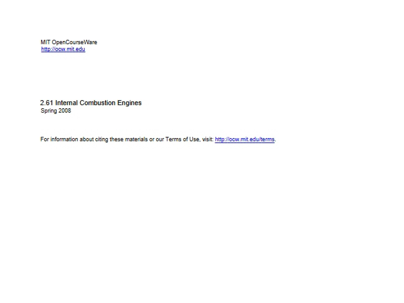 Engine Study Guide