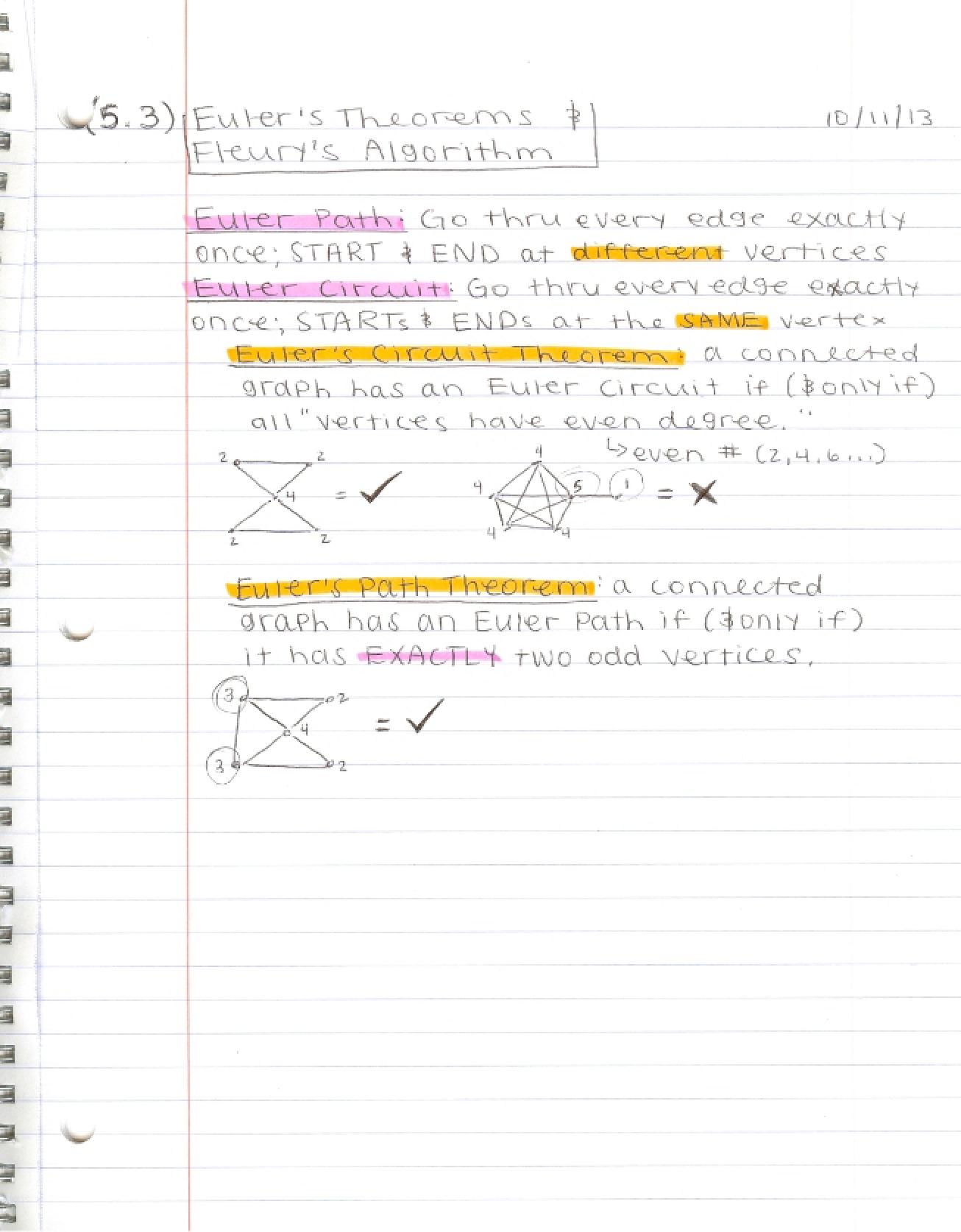 Notes Explorations in Modern Math