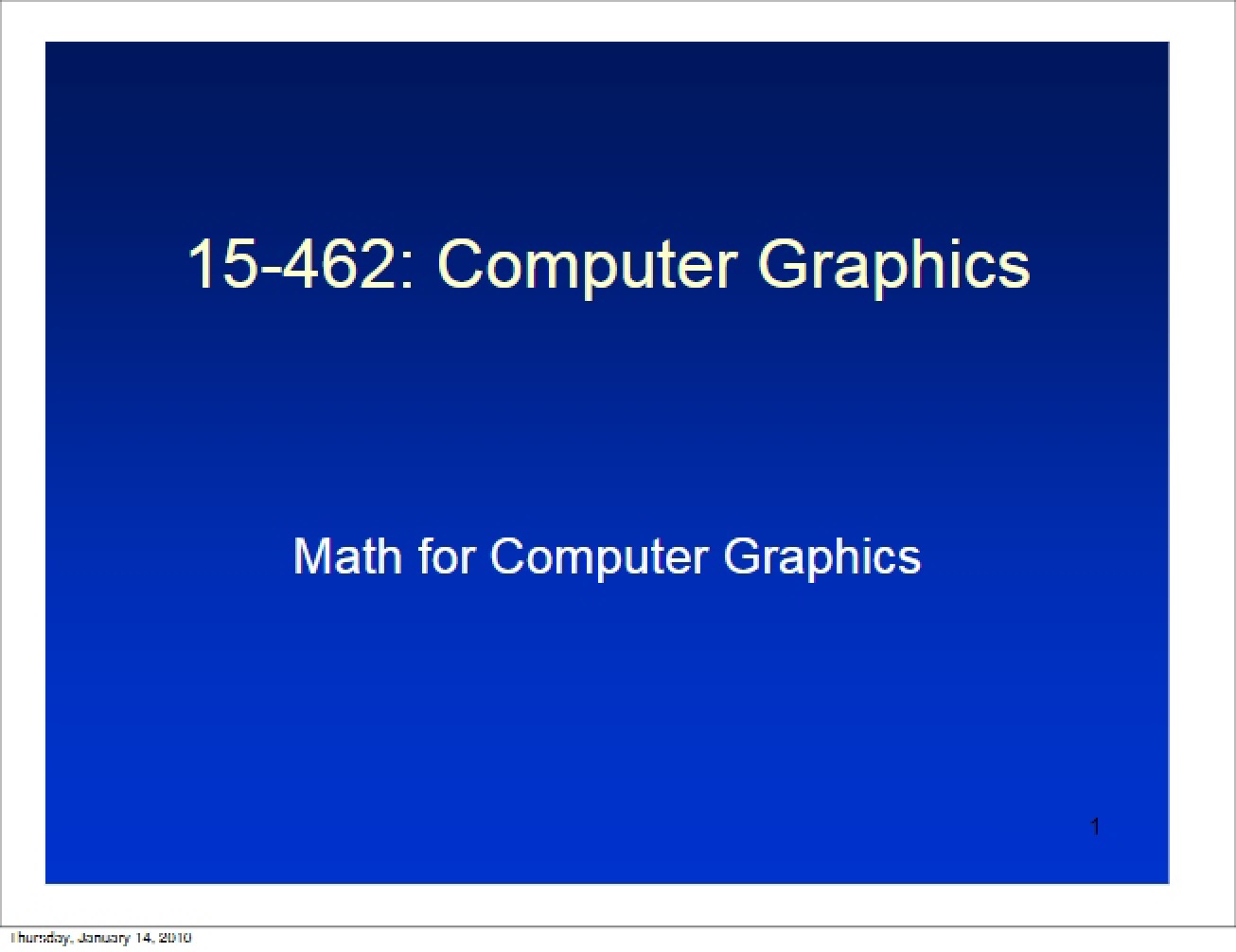 Graphics Session 02