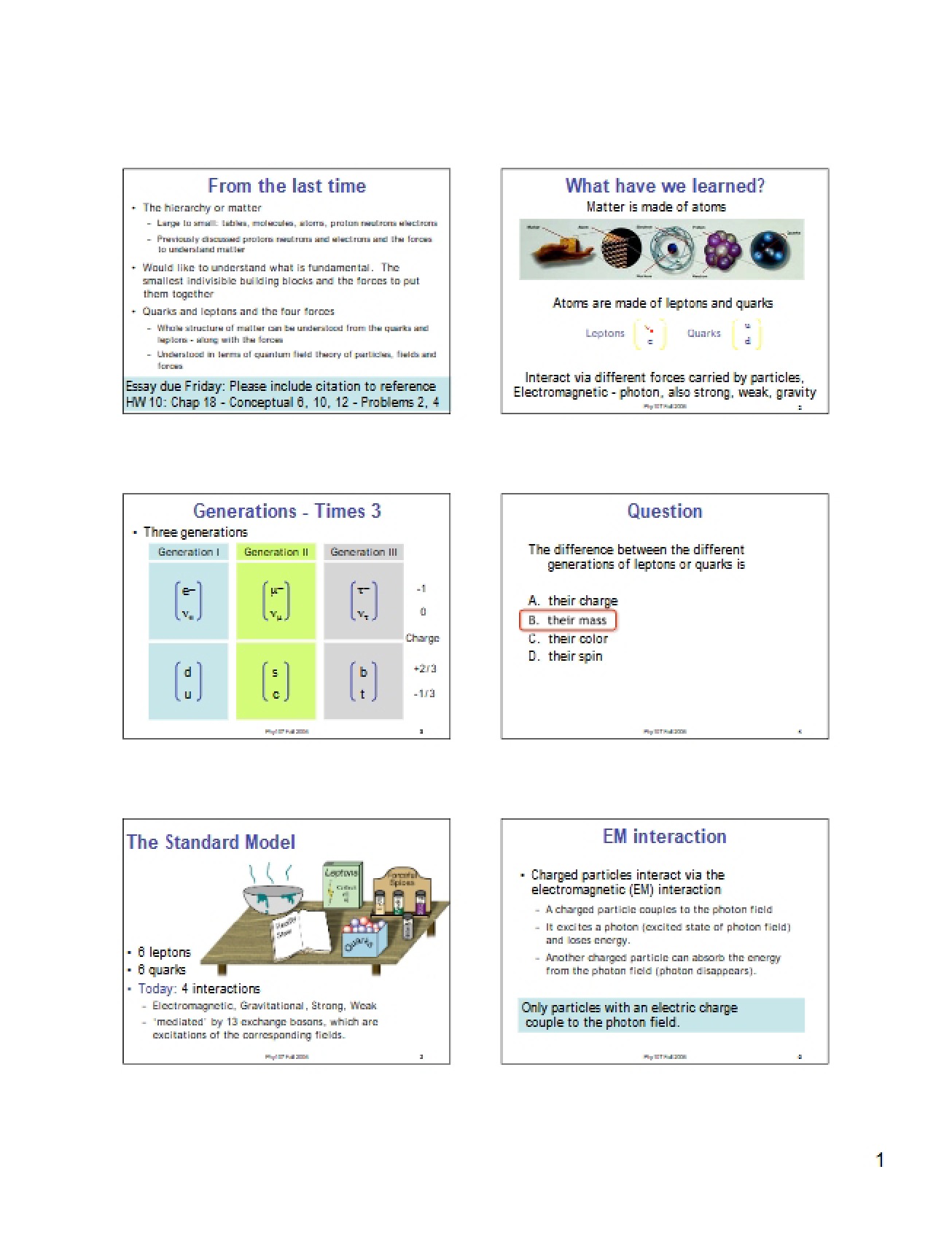 Physics 107 Slides