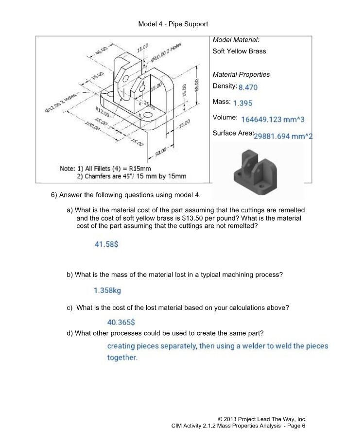 Model 4 Pipe - Material Cost and Loss Calculation