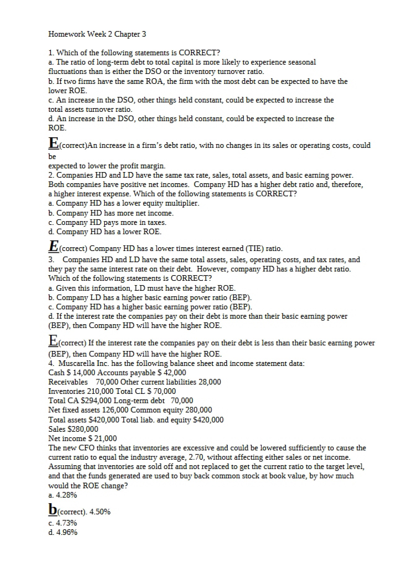 Chapter 3 Homework (Week 2)