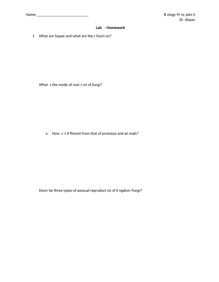 Homework for Lab 3