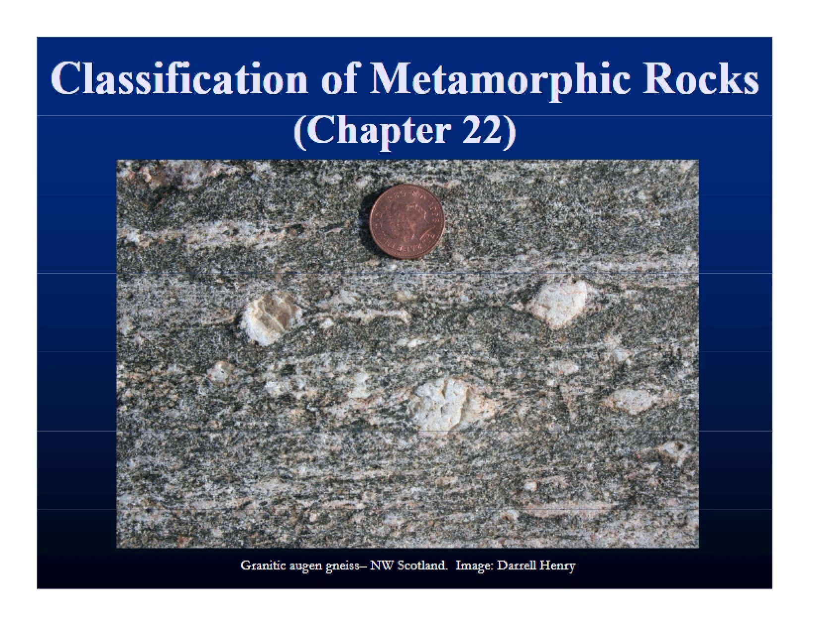 Metamorphic Rock Classification