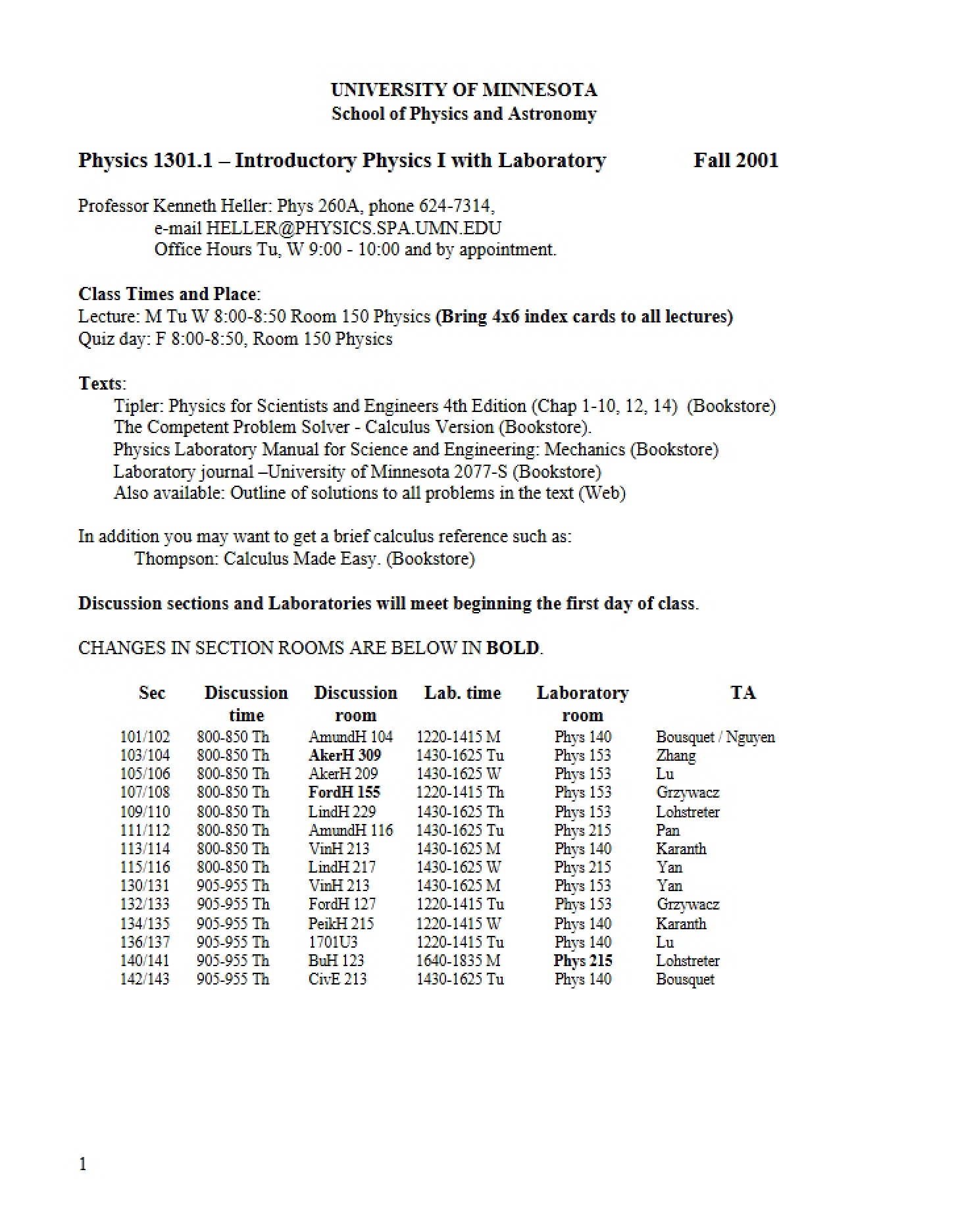 Academic Course Syllabus