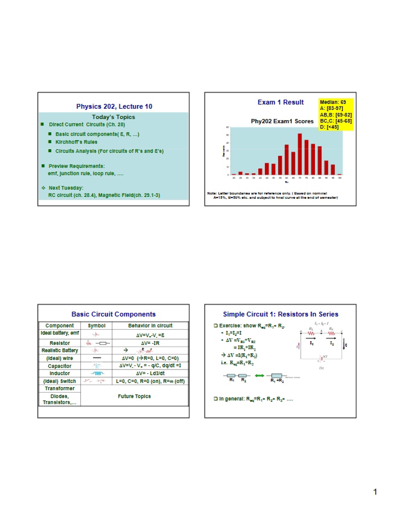 Lecture 10 Notes (Physics 202)