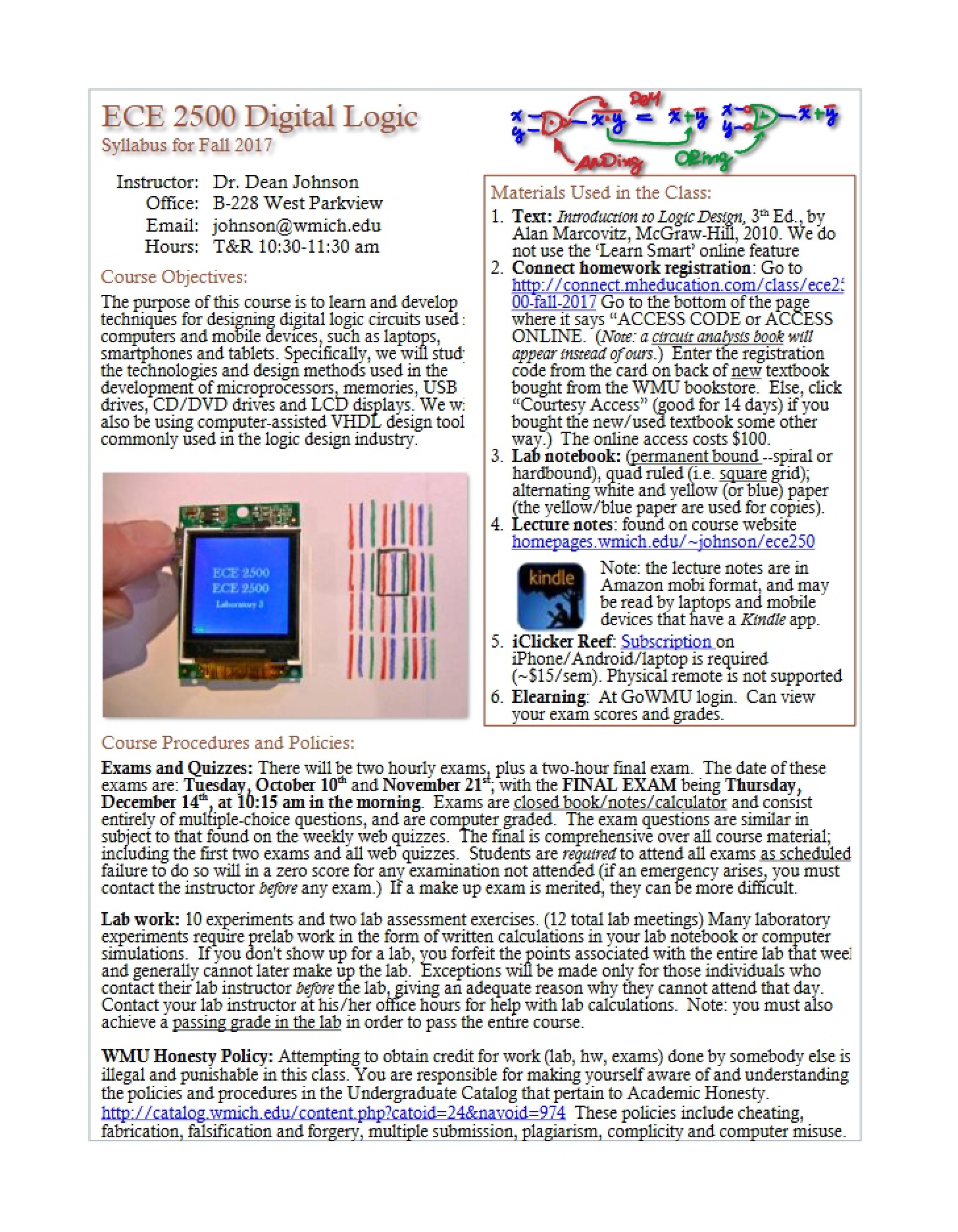 ECE 2500 Course Info
