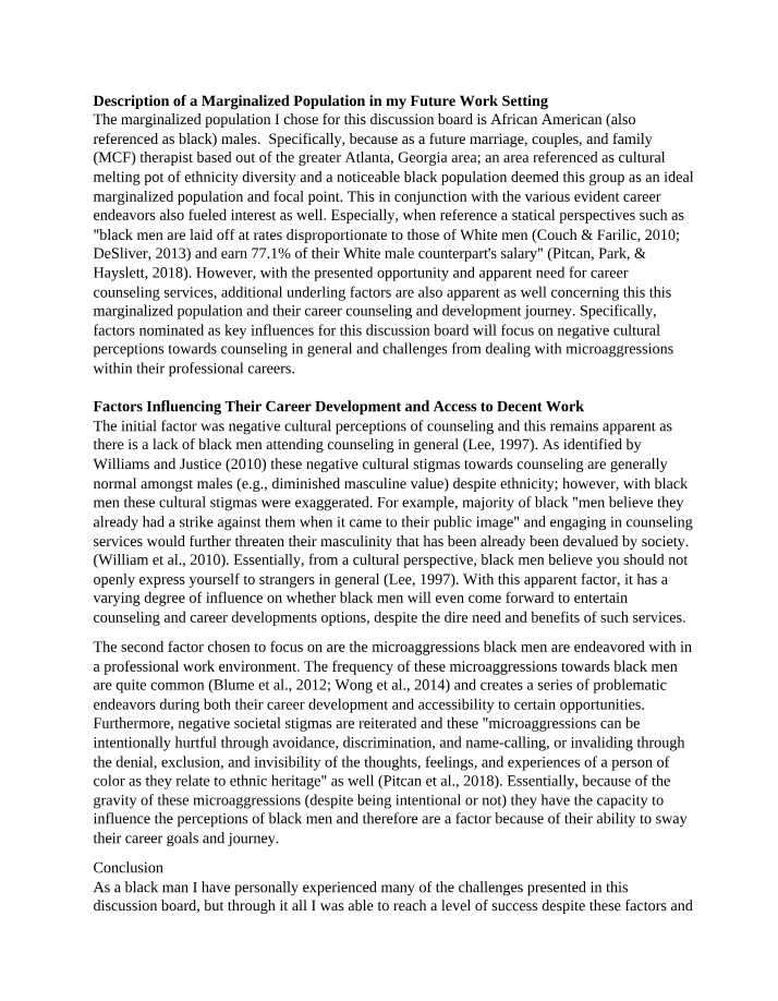 Week 7 Discussion Board