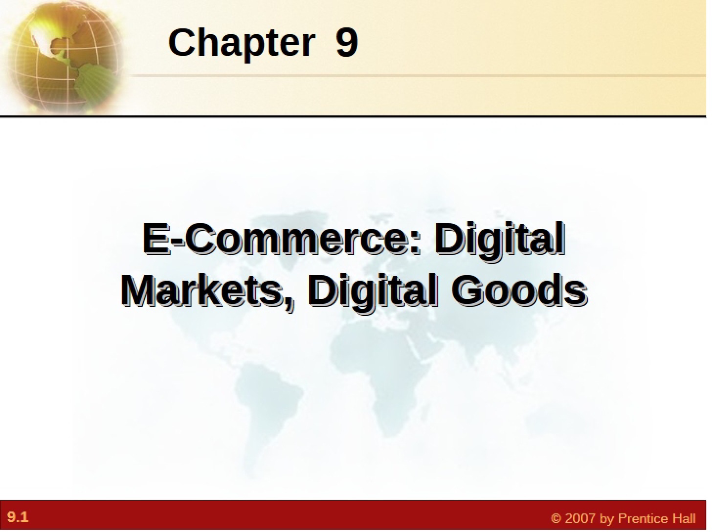 Digital Goods and Markets in E-Commerce