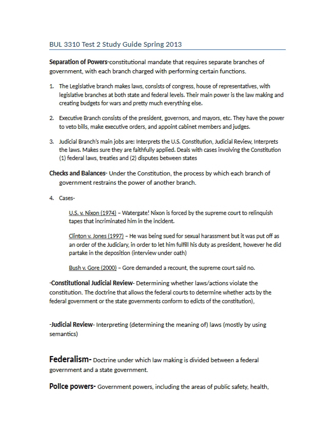 Preparation Material for Second Test