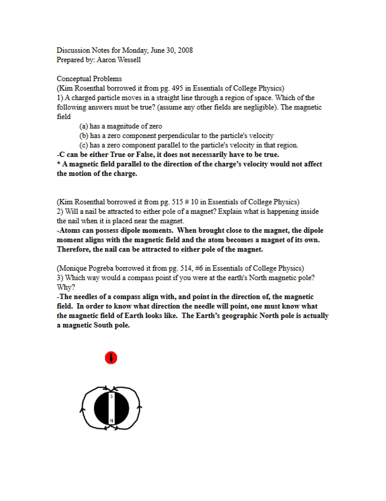 Physics 104 Notes