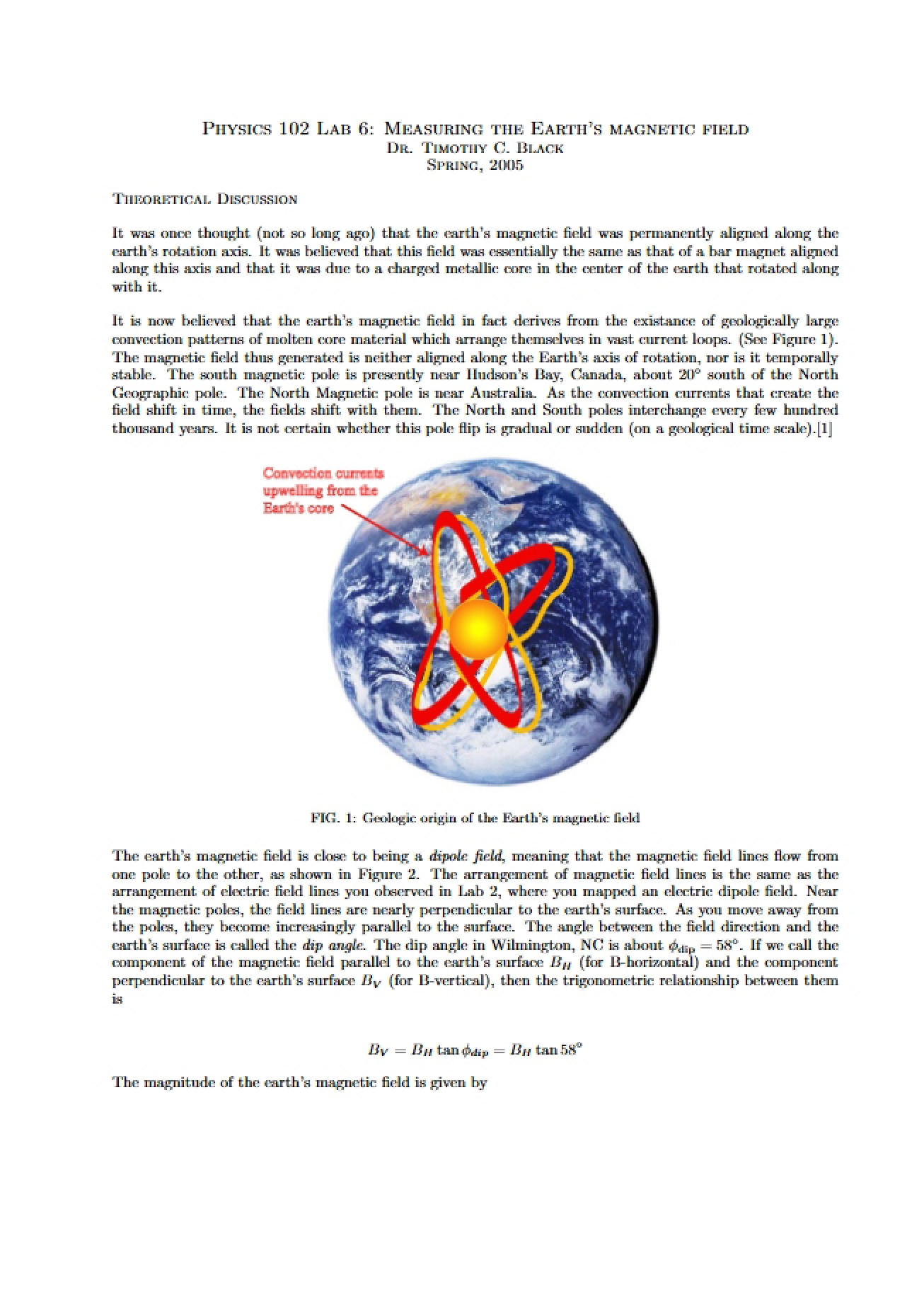 Earth Magnetic Field Measurement