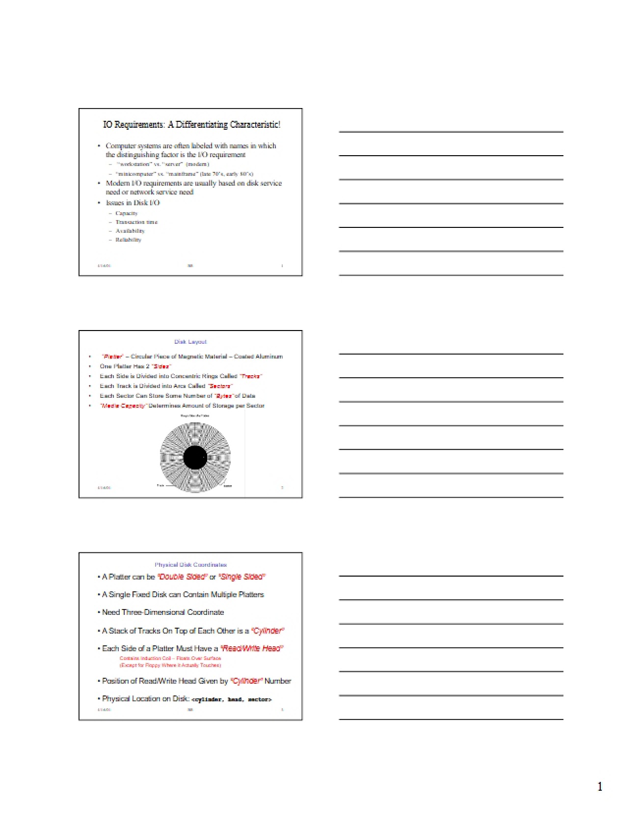 Characteristic Differentiating