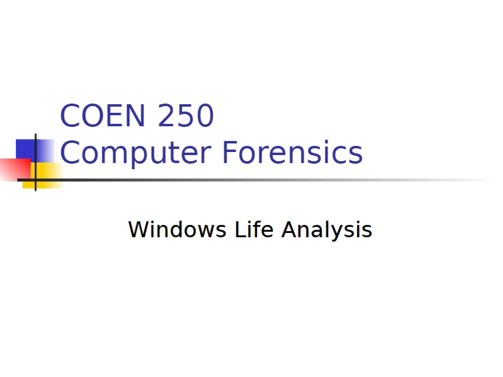 Analysis of Windows Life
