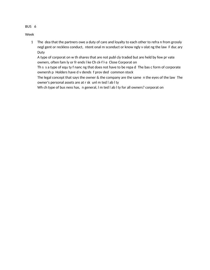 Week 3 Resources for BUS 263