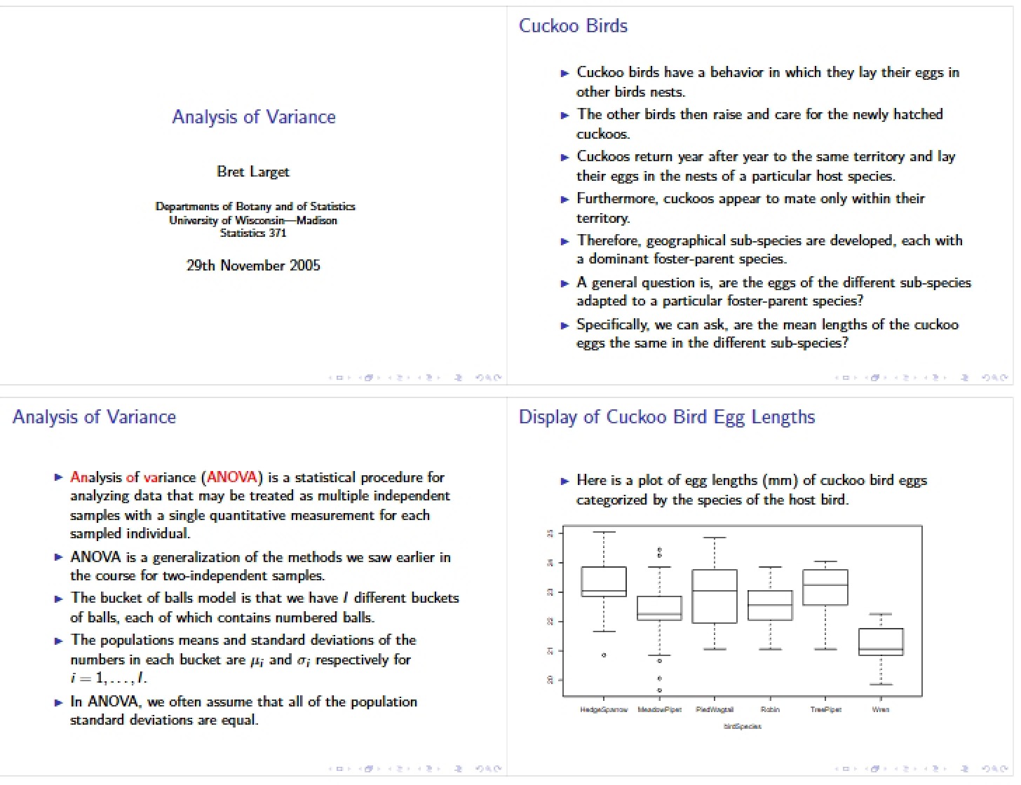 Variance Analysis Notes