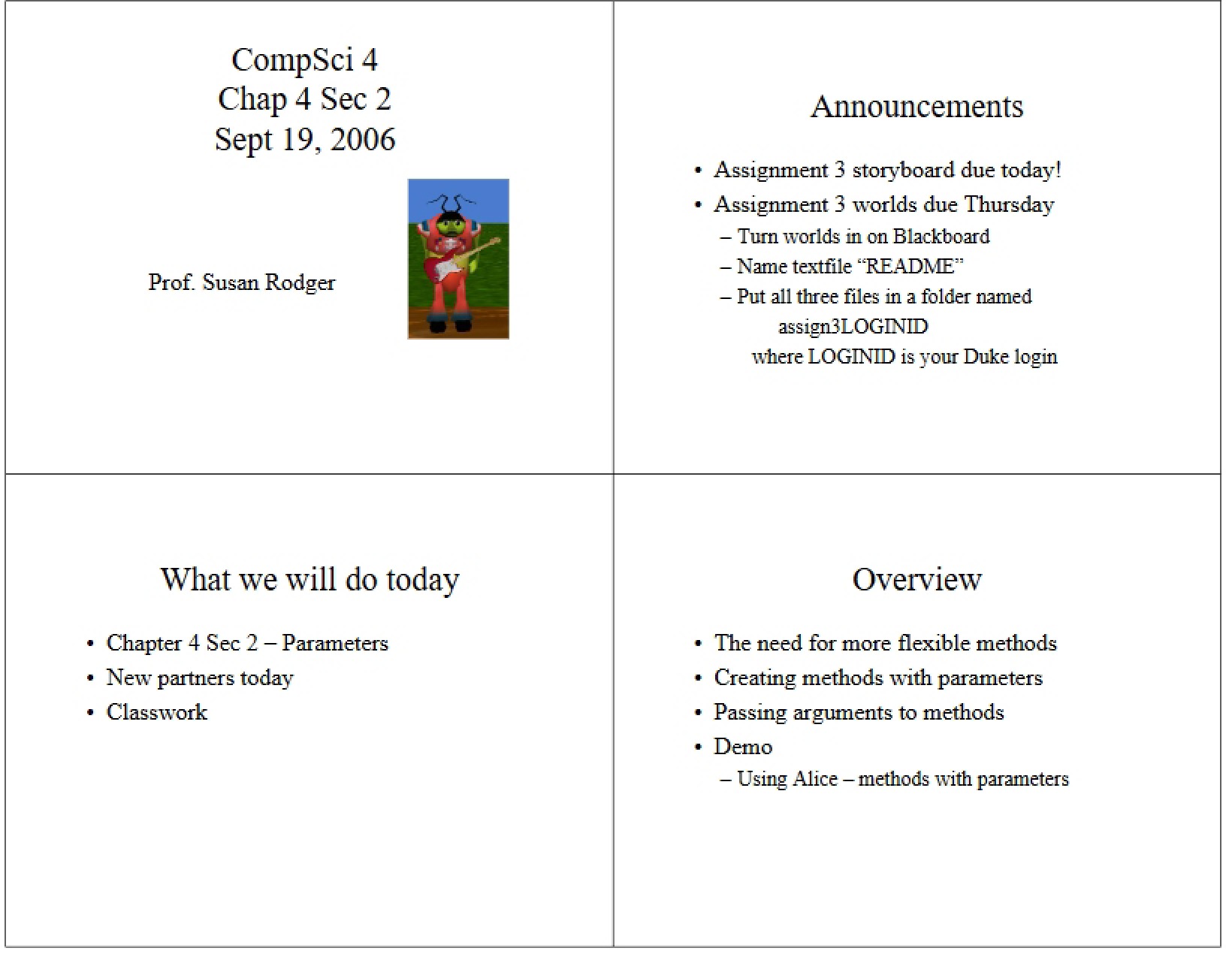 Chapter Four, Section Two
