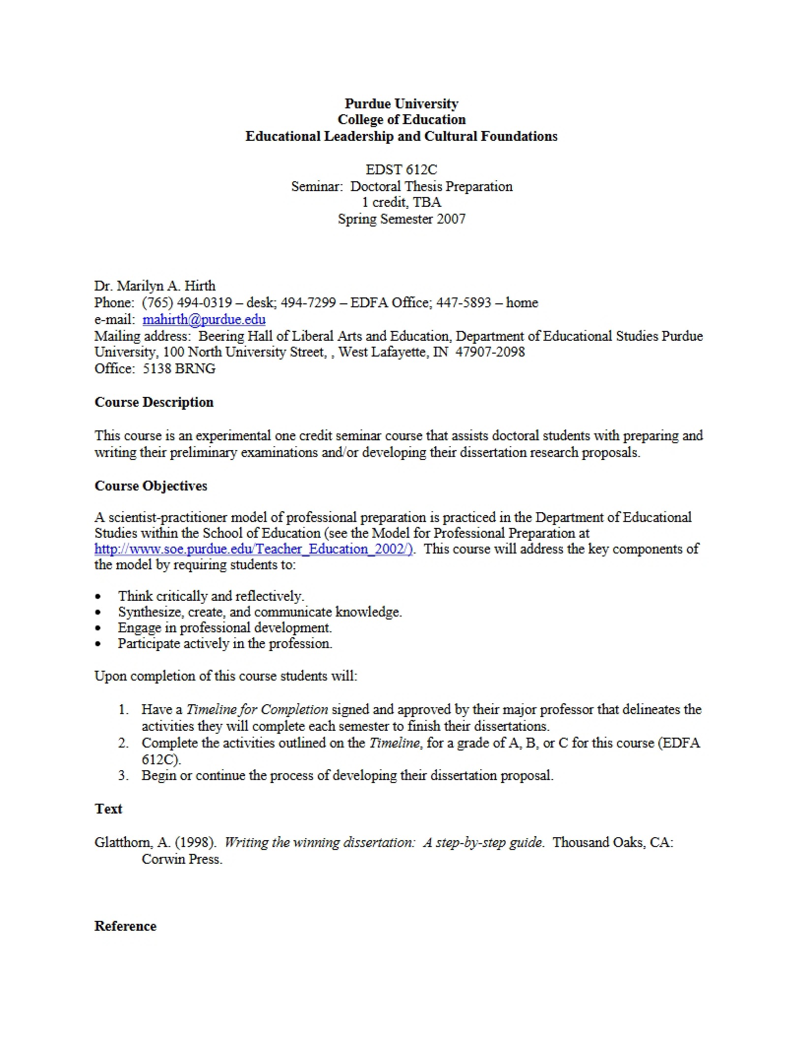 Syllabus
