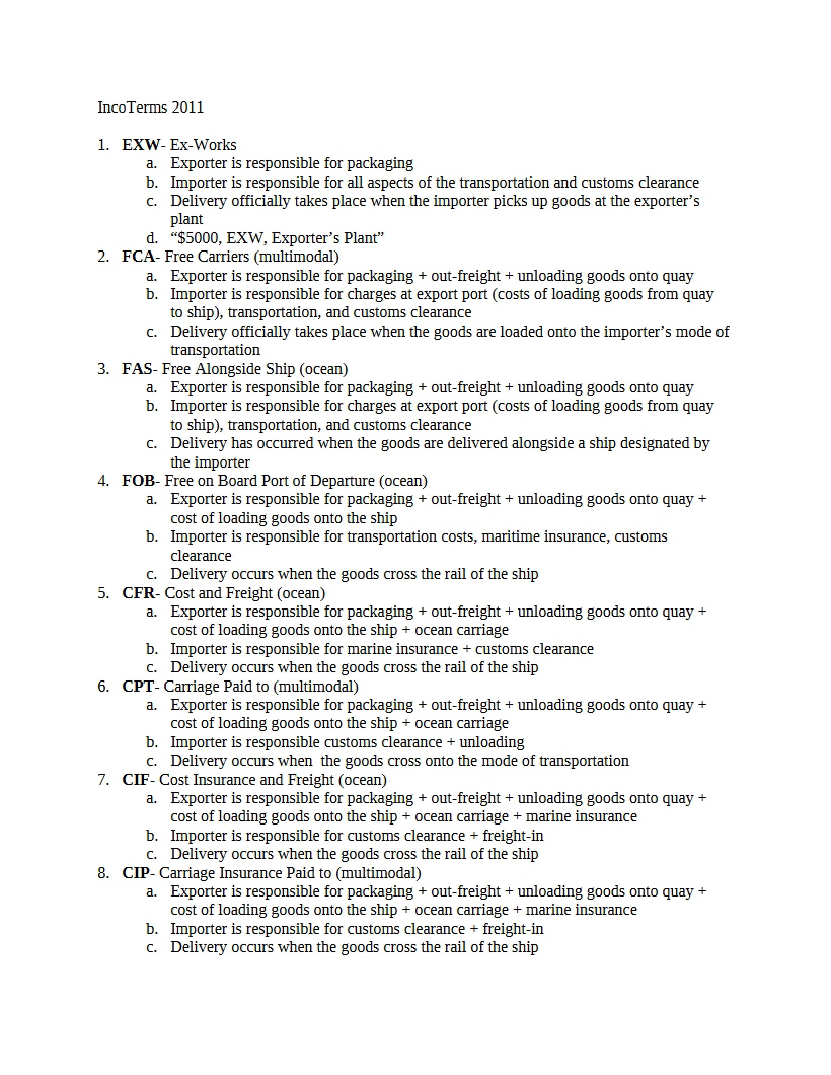 Supply Chain Lecture Notes