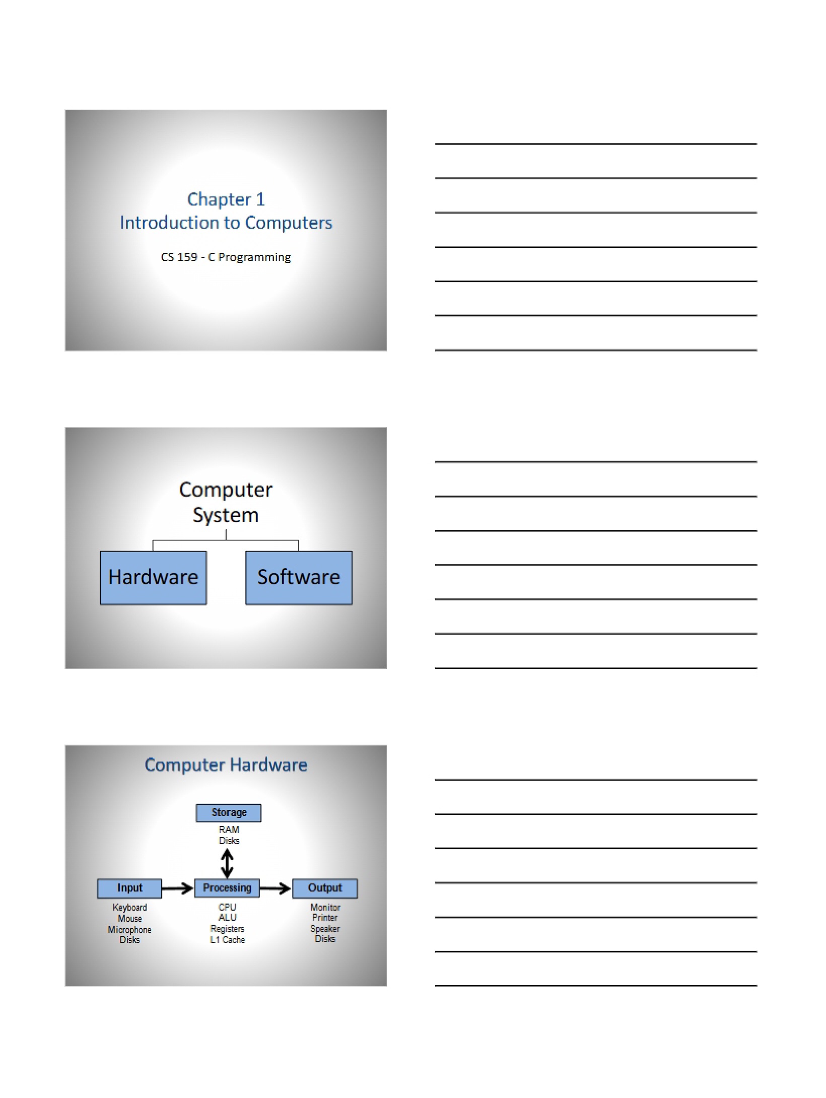 Computers Introduction (Chapter 1)