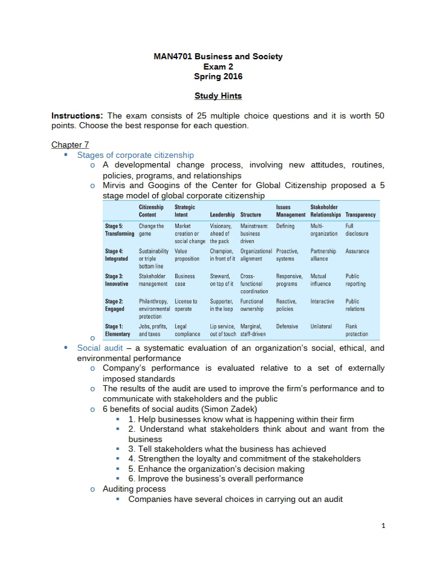 Second Assessment