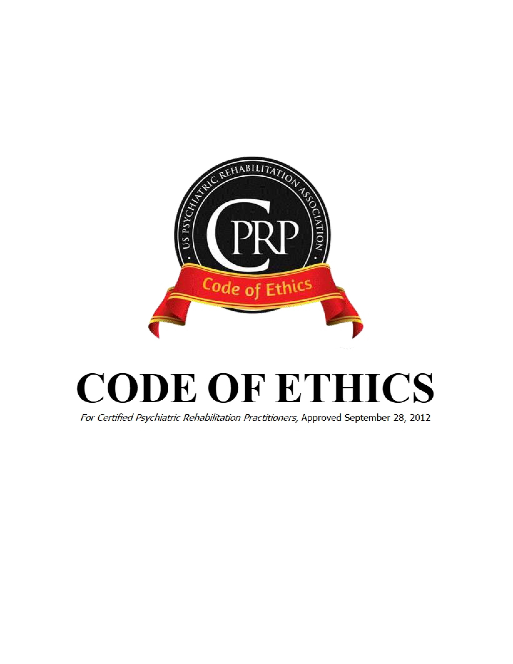 Code of Ethics for Practitioners
