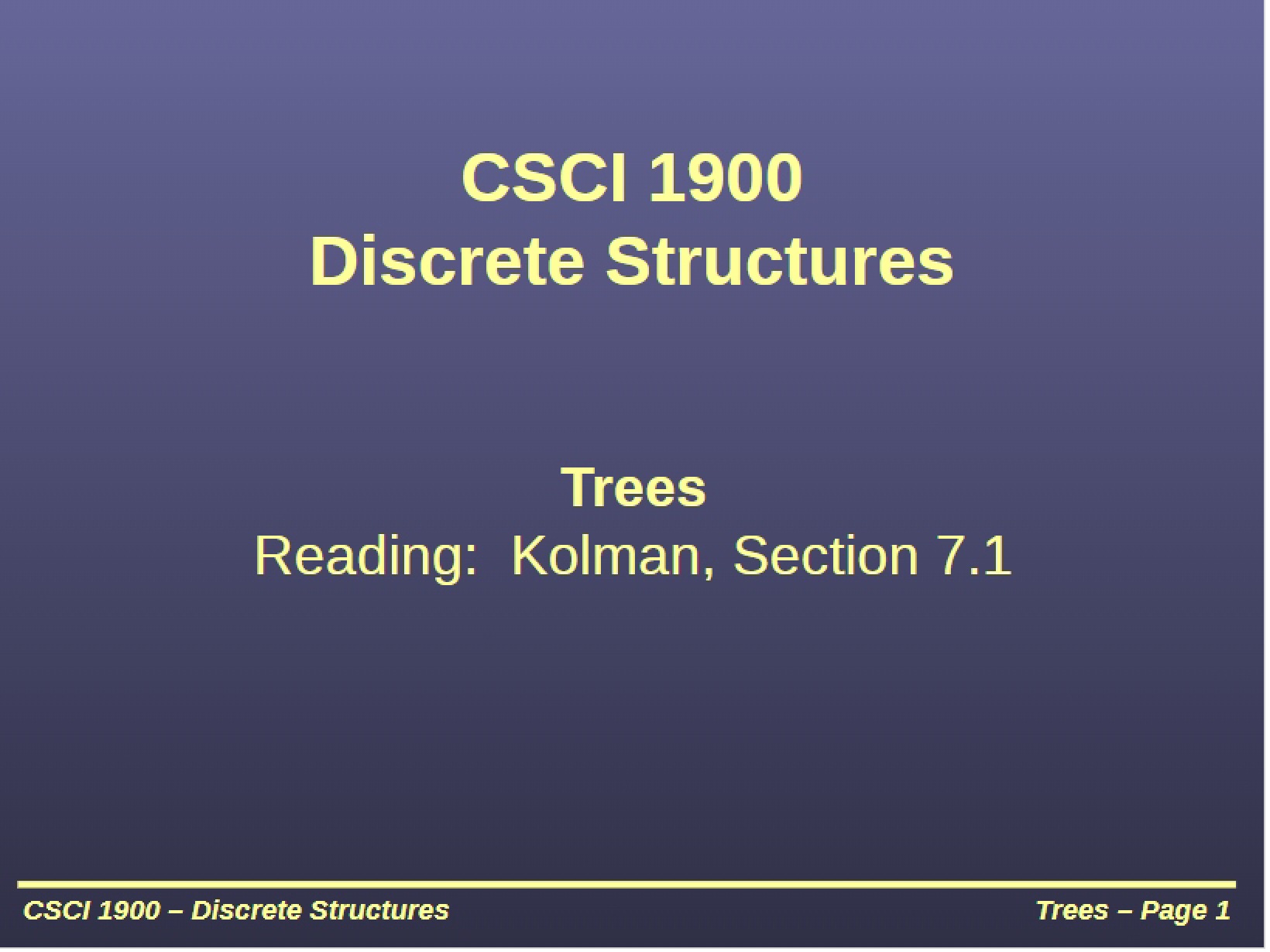 Discrete Structures Guide