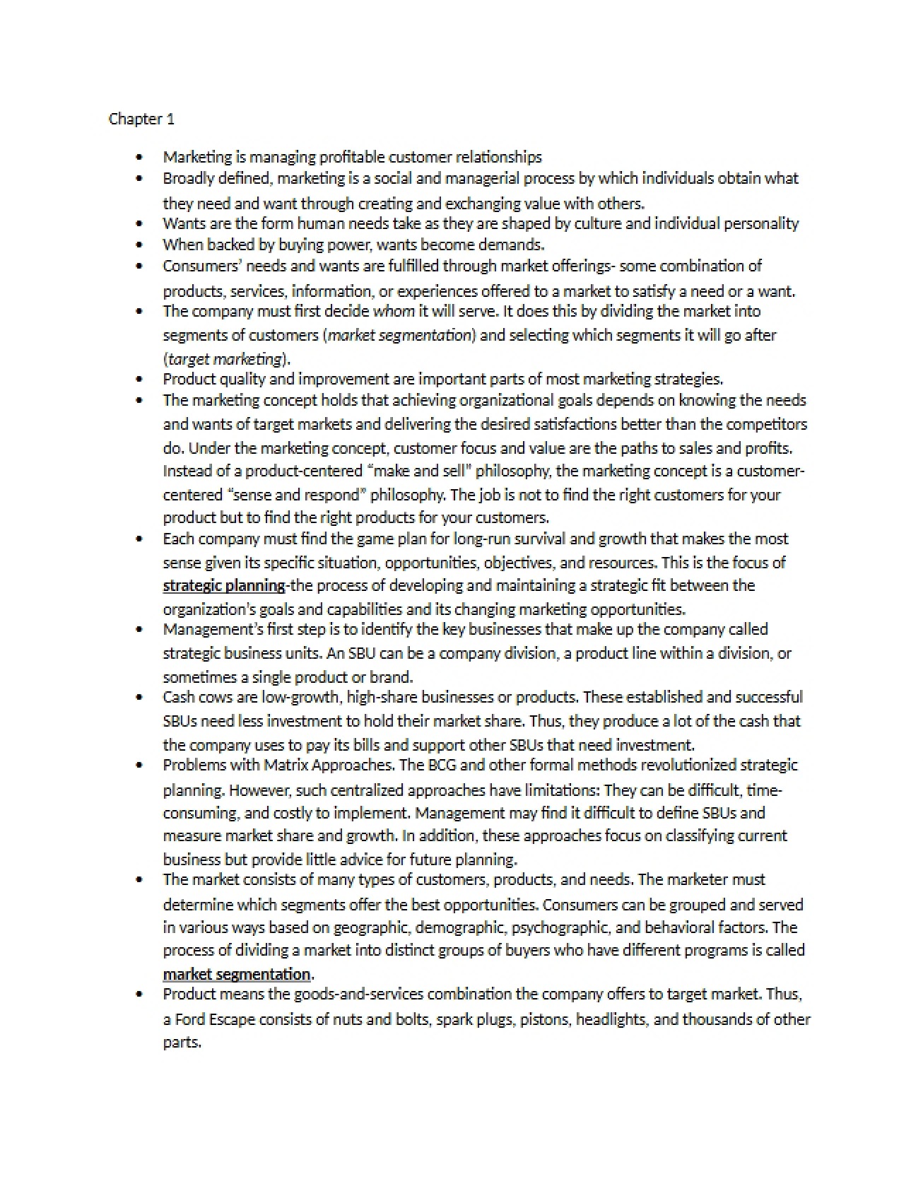Study Guide for First Exam