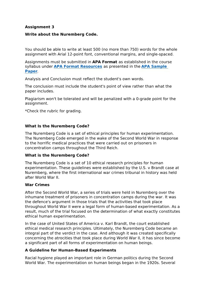 Assignment 3 Final Submission