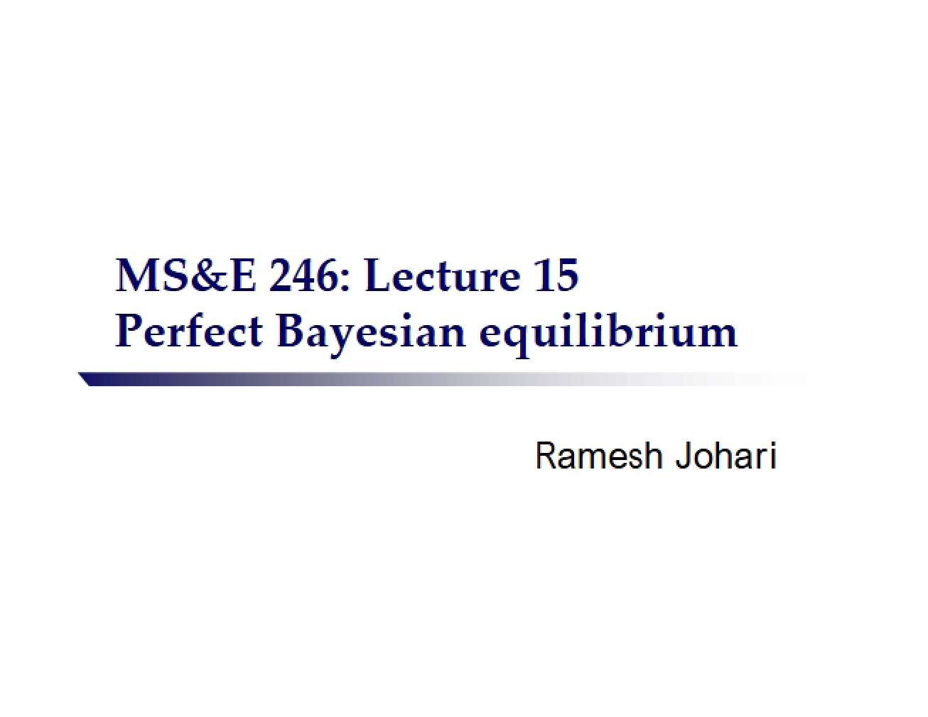 Fifteenth Lecture on Financial Risk Analytics