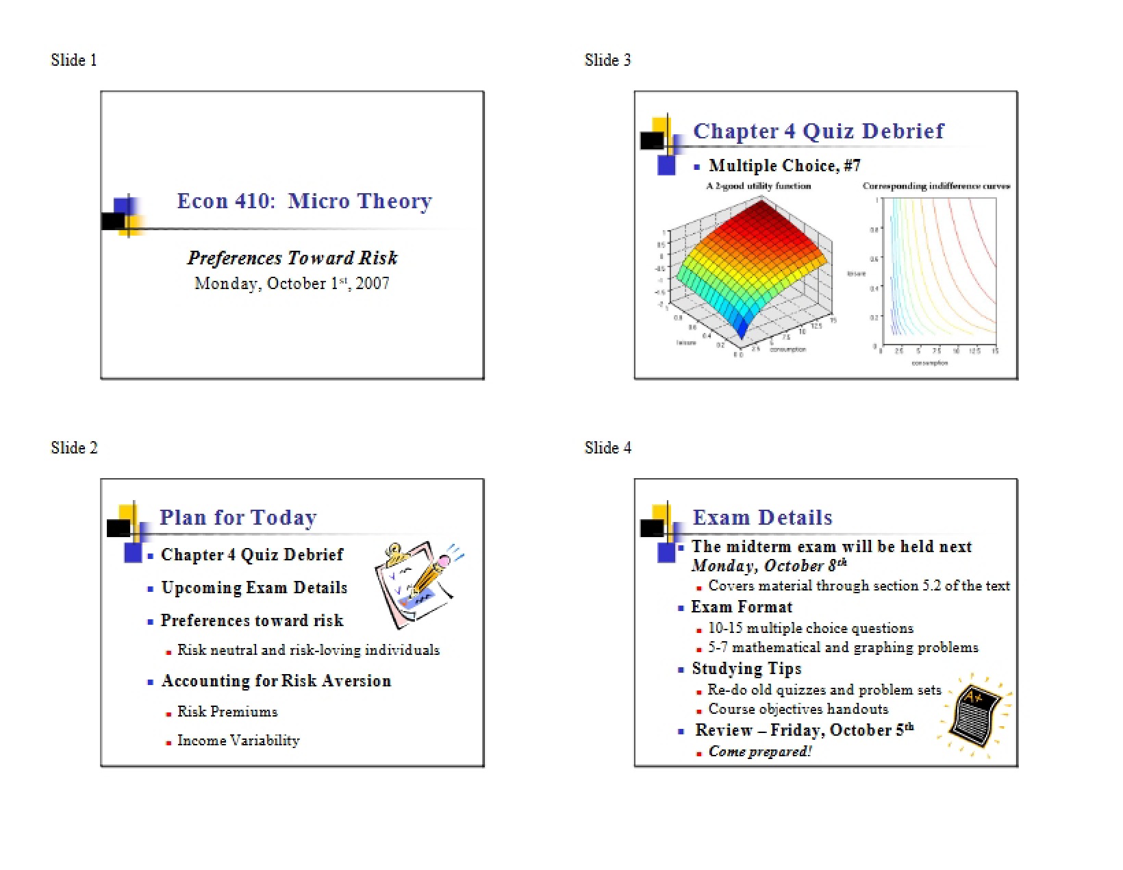 Micro Theory Exam Preparation