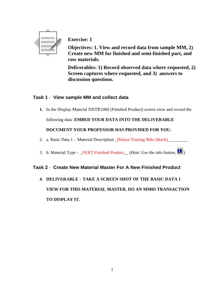 Material Master and its Role in the Supply Chain