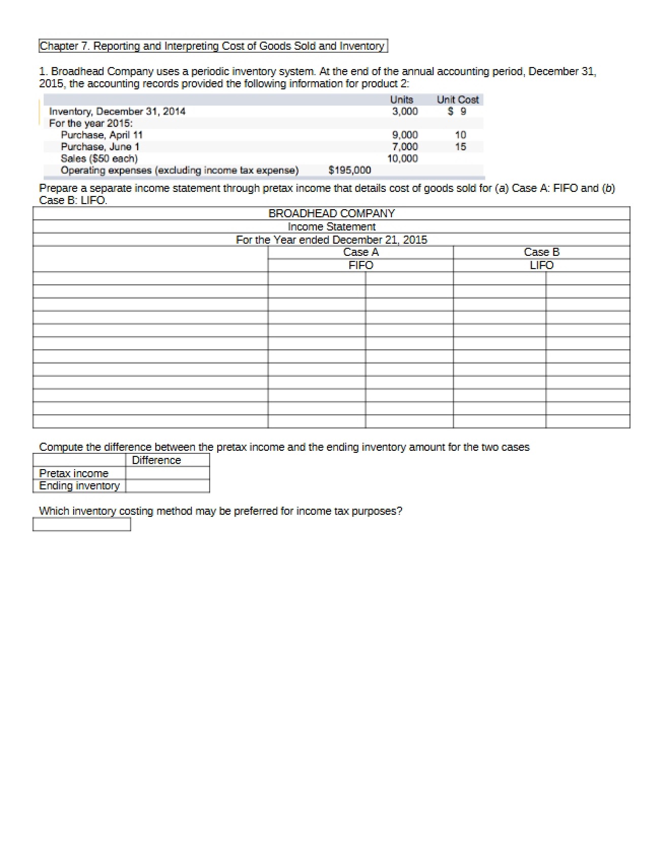 Chapter 7 Financial Accounting